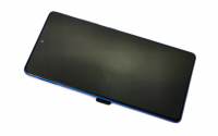 originální LCD displej + sklíčko LCD + dotyková plocha + střední rám Samsung G770F Galaxy S10 Lite blue