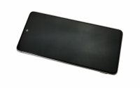 originální LCD displej + sklíčko LCD + dotyková plocha + střední rám Samsung N770F Galaxy Note 10 Lite silver