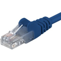 síťový UTP kabel PremiumCord Patch RJ45-RJ45 Cat.5e, 50cm blue