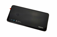 originální kryt baterie Huawei P30 Lite 2020 48Mpx včetně čtečky otisku prstů a sklíčka kamery black