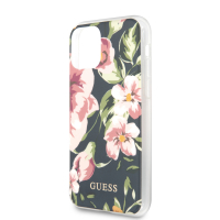 Guess pouzdro Flower Shiny N.3 Navy pro Apple iPhone 11