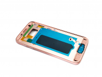 originální střední rám Samsung G930F Galaxy S7 pink gold