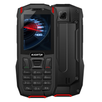 Aligator K50 eXtremo Dual SIM black and red CZ Distribuce  + dárek v hodnotě až 379 Kč ZDARMA