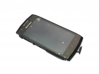 originální LCD displej + sklíčko LCD + dotyková plocha + přední kryt iGET GBV7000 Pro black SWAP