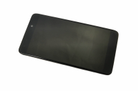 originální LCD displej + sklíčko LCD + dotyková plocha + přední kryt Alcatel 6060X Idol 5S black SWAP
