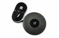 bezdrátová nabíječka O2 slim black 10W