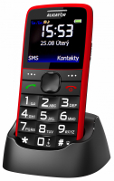 Aligator A675 Senior Dual SIM červená CZ Distribuce