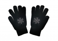 Zimní rukavice s dotykovými konečky prstů black