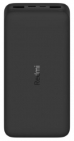 Xiaomi Redmi Powerbanka 18W Fast Charge 20000mAh black