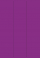 Fialové lepící štítky 70x36 mm, balení 50ks