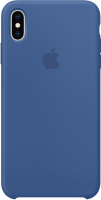 originální pouzdro Apple Silicone Case (MVF62ZM/A) pro Apple iPhone XS Max delft blue