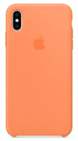 originální pouzdro Apple Silicon Case (MVF72ZM/A) pro Apple iPhone XS MAX orange