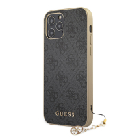 Guess pouzdro 4G Charms grey pro Apple iPhone 12 Pro Max