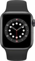 Apple Watch Series 6 GPS 40mm space grey Aluminium CZ
