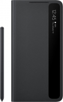 originální pouzdro Samsung EF-ZG99PCBEGEE Clear View Cover black pro Samsung G998B Galaxy S21 Ultra včetně S-Pen