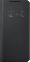 originální flipové pouzdro Samsung EF-NG991PBEGEE LED View Cover black pro Samsung G991B Galaxy S21