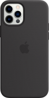 originální pouzdro Apple Silicone Case s MagSafe pro Apple iPhone 12, iPhone 12 Pro black