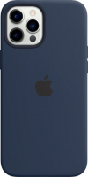 originální pouzdro Apple Silicone Case s MagSafe pro Apple iPhone 12 Pro Max navy