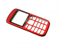 originální přední kryt Aligator A670 včetně sklíčka LCD red