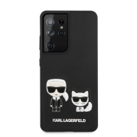 Karl Lagerfeld pouzdro PU Karl &Choupette black pro Samsung G998B Galaxy S21 Ultra