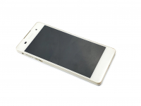 originální LCD displej + sklíčko LCD + dotyková plocha + přední kryt Sony F3311 Xperia E5 white SWAP