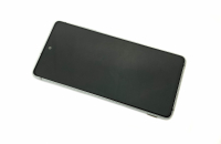 originální LCD displej + sklíčko LCD + dotyková plocha + střední rám Samsung G780F Galaxy S20 FE white