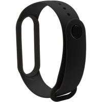 originální výměnný silikonový pásek pro Xiaomi Mi Band 5, Mi Band 6, Smart band 7 black, Amazfit band 5