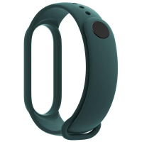 originální výměnný silikonový pásek pro Xiaomi Mi Band 5, Mi Band 6, Smart band 7, Amazfit band 5 dark green