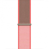originální výměnný provlékací pásek Apple Sport Loop Band Neon Pink pro Apple Watch 38mm, 40mm, 41mm