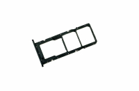 originální držák SIM + držák paměťové karty Samsung A025F Galaxy A02s black