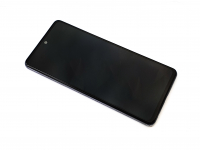 originální LCD displej + sklíčko LCD + dotyková plocha + střední rám Samsung A525F Galaxy A52, A526B Galaxy A52 5G black