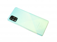 originální kryt baterie Samsung A715F Galaxy A71 včetně sklíčka kamery blue SWAP