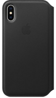 originální pouzdro Apple Leather Folio (MQRV2ZM/A) pro Apple iPhone X, iPhone XS black