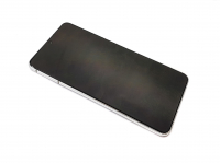 originální LCD displej + sklíčko LCD + dotyková plocha + střední rám Samsung G991B Galaxy S21 5G white  + dárek v hodnotě 45 Kč ZDARMA