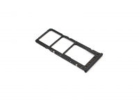 originální držák SIM + držák paměťové karty Samsung M215F Galaxy M21 blue