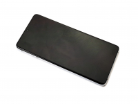 originální LCD displej + sklíčko LCD + dotyková plocha + střední rám Samsung G998B Galaxy S21 Ultra 5G silver