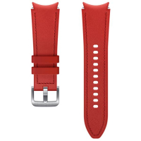 originální výměnný pásek Samsung ET-SHR88 Hybrid Leather Band S/M red pro Samsung R880 Galaxy Watch4