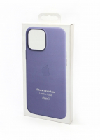 originální pouzdro Apple Leather Case s MagSafe pro Apple iPhone 13 Pro violet