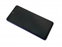 originální LCD displej + sklíčko LCD + dotyková plocha + střední rám Samsung A525F Galaxy A52, A526B Galaxy A52 5G violet