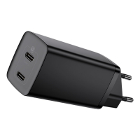 originální nabíječka Baseus GaN2 Lite PD s 2x USB-C výstupem 65W black