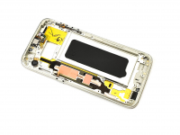 originální střední rám Samsung G930F Galaxy S7 silver SWAP