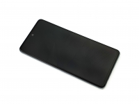 originální LCD displej + sklíčko LCD + dotyková plocha + střední rám Samsung A528B Galaxy A52s 5G black