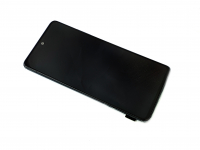 originální LCD displej + sklíčko LCD + dotyková plocha + střední rám Samsung A516B Galaxy A51 5G black