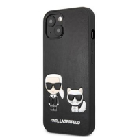 Karl Lagerfeld pouzdro Karl Lagerfeld and Choupette PU Leather black pro Apple iPhone 13