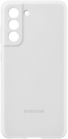 originální pouzdro Samsung Silicone Cover white pro Samsung G990B Galaxy S21 FE