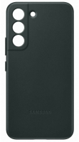originální pouzdro Samsung Leather Cover green pro Samsung S901B Galaxy S22 5G
