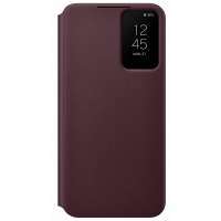 originální pouzdro Samsung Clear View Cover burgundy pro Samsung G906B Galaxy S22 Plus