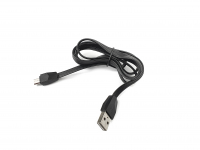 plochý datový kabel Jekod 1A microUSB black 1m