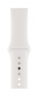 originální výměnný silikonový pásek spodní Apple Sport Band M/L white pro Apple Watch 42mm