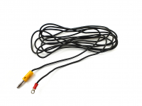 ESD zemnící kabel Desco Europe (Vermason) svorka / banánek 300cm black - Rozbaleno